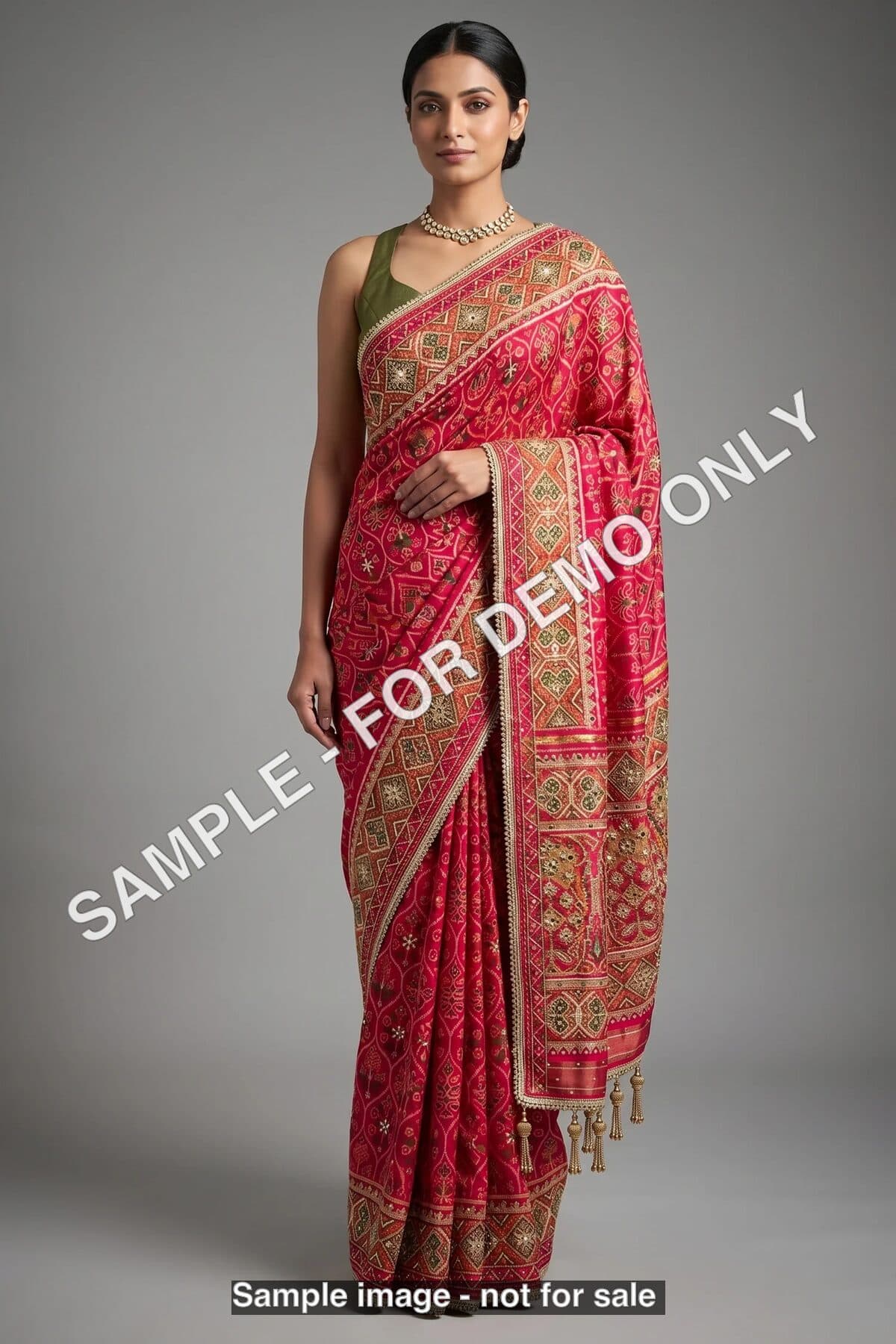 Sample - Kanjivaram silk saree (demo)